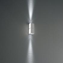 Miniblok W 10 luz de parede MR8 G4 2x20w Alumínio Satin
