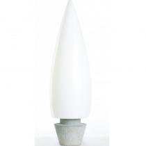 Kanpazar 150A Lámpara de Pie Exterior LED 4x18,6W - blanco