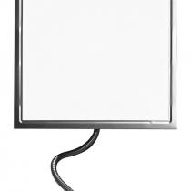 Atenea Wall Lamp panel 25X25 + Lector Aluminium