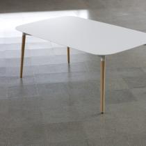 Belloch mesa rectangular blanco
