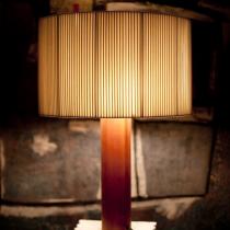 Moragas Lampe de table (organisme) Bois Sapeli