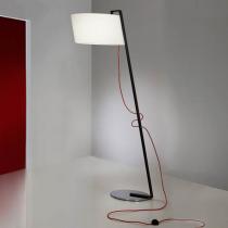 Flow lámpara of Floor Lamp 1L Black Brillo + white