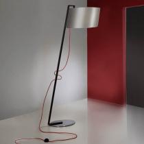 Flow lámpara of Floor Lamp 1L Black Brillo + lampshade
