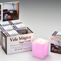 Vela LED Set 6 wax with Llama Square Velas LED