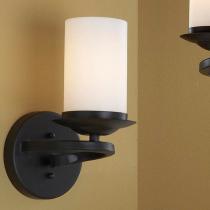 Crisol Wall Lamp E27 LED 5,5W Black Óxido