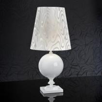 Terra Tischleuchte weiß + weißen lampenschirm