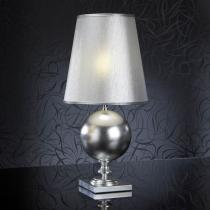 Terra Tischleuchte Silber + lampenschirm Silber