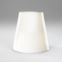 Terra (Zubehörteil) lampenschirm runde weiß 29x30cm
