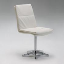 Atlanta chaise 92x47cm - Ecopiel blanc