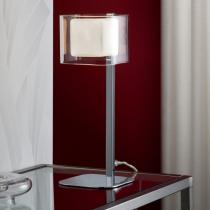 Cube Lampe de table 1 L G9 28W Chrome
