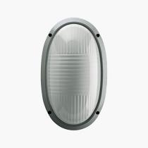 Megavedo luz de parede oval com anel Tc f 36w Preto