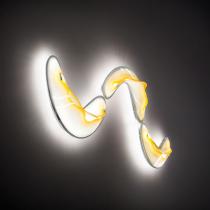 Crocco luz de parede L LED 20w 2700K Amarelo