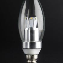 SERIE TG LED Bulbo óptica polycarbonate Transparente E14