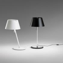 Giro Table Lamp with lampshade white