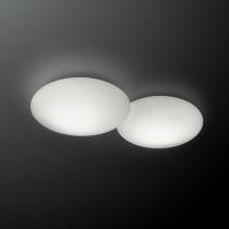 Puck Lampada da soffitto Doppia 2xLED 7,35W Bianco opaco