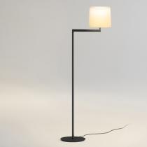 Swing Stehlampe mit lampenschirm Sahne - Grau grafito