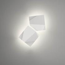 Origami luz de parede Duplo - Lacado branco Mate