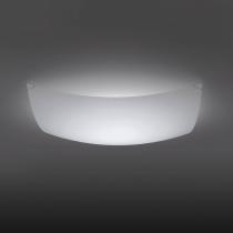 Quadra Ice ceiling lamp 37x37cm R7s 230w - Glass white