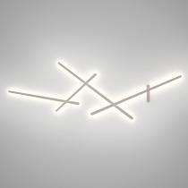 Sparks luz de parede Médio LED 50,7w dimmable dali - Cinza
