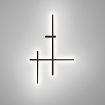 Sparks luz de parede Pequeno LED 34,8w dimmable dali - Cinza