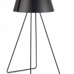 Madame lámpara of Floor Lamp lampshade Large Doble Black