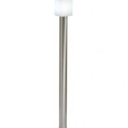 Tiny lámpara of Floor Lamp E27 Round Rotomoldeo Stainless Steel Mate