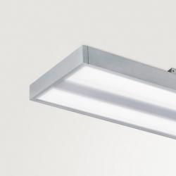 Profile 220 ceiling lamp DOWN 2xG5 54w IP20 + Equipo elec Aluminium
