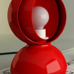 Eclisse Table/Wall lamp 1x18w E14 (HL) Red