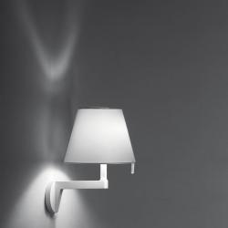Melampo Wall lamp with switch E14 max 42w Grey aluminium