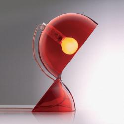 Dalú Table lamp Transparent red