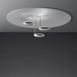 Droplet plafonnier LED Aluminium/Chrome
