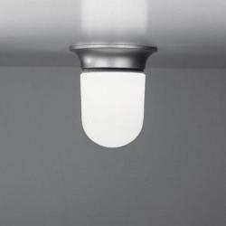 Illo Ceiling lamp body with glass diffuser Grey