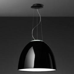 Nur Gloss Pendant lamp ø55cm E27 1x205w Bright black