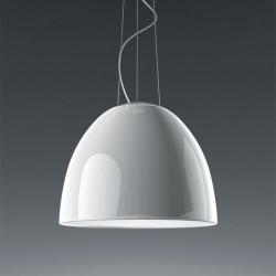 Nur Gloss Lámpara Colgante ø55cm E27 1x205w blanco Brillante