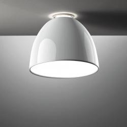 Nur Gloss ceiling lamp ø55cm HIT E27 1x100w white Shiny
