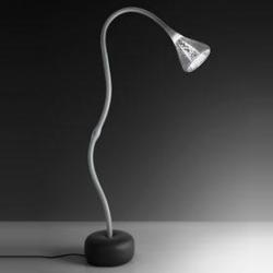 Pipe Terra lampe von Stehlampe weiß translucido mit basis schwarz