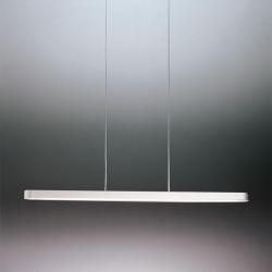 Talo Pendant lamp 1x80w Fluorescent linear adjustable Silver