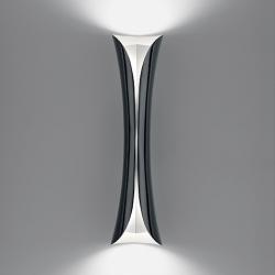 Cadmo Lampada da Applique LED 2x32w nero/bianco