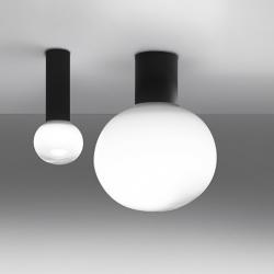 Laguna 16 ceiling lamp LED ø160cm marrón oscuro/white ahumado trasparente