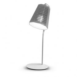 Null Vector Lampe de table Gris Aluminium