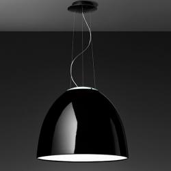 Nur Gloss LED lampada Lampada a sospensione Nero