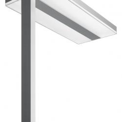 chocolate lámpara of Floor Lamp TC LEL 2G11 2x55W intensity regulator interactivo dali white