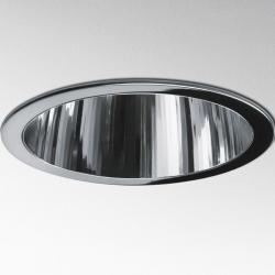 Luceri 220 Downlight Reflector TC-DEL 2x18w + emergency with frontal of Plástico + Transparent glass white