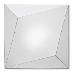 Ukiyo Plafón 110x110 blanco/blanco Incandescente