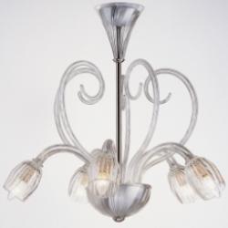 Aries 5 Pendant Lamp with pend Glass