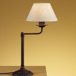 Country 2082 1 Tischleuchte Lampe mit lampenschirm von stoff arpillera 1xE27