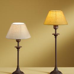 Country 2084 1 Table Lamp Lamp with lampshade of fabric arpillera 1xE27