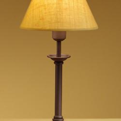 Country 2088 1 Lampe de table Lampe avec abat-jour de tissu arpillera 1xE27