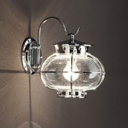 Bright SB 0462 S Wall Lamp Lamp with Glass búrbuja 1xE14