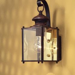Rustic 5812 Wall Lamp farol with Glass biselado 1xE27